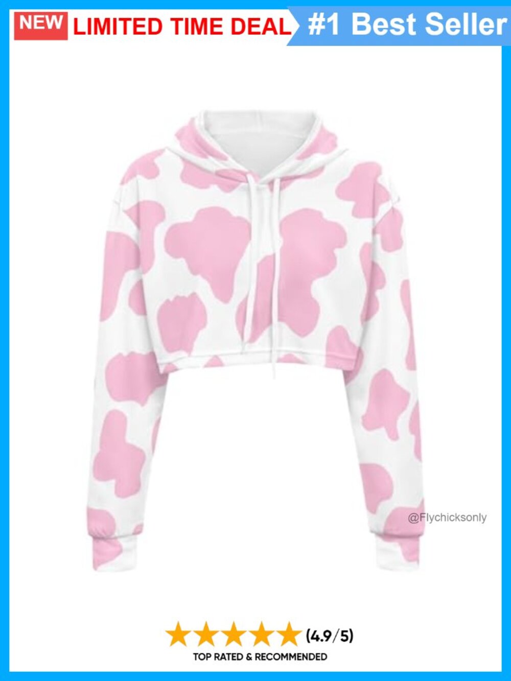 Women Crop Top Hoodie Long Sleeve Casual Sweatshirt Pullover